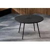 Venture Design Valgomojo stalas San Vito 120 cm juodas Polywood