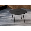 Venture Design Valgomojo stalas San Vito 120 cm juodas Polywood