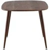 Venture Design Valgomojo stalas, Sanford, 180x90x75 cm, Tamsiai rudas