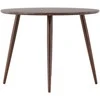 Venture Design Valgomojo stalas, Sanford, ø100x75 cm, Tamsiai rudas