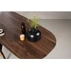 Venture Design Valgomojo stalas, Sanford, 180x90x75 cm, Tamsiai rudas