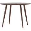 Venture Design Valgomojo stalas, Sanford, ø100x75 cm, Tamsiai rudas