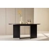 Venture Design Valgomojo stalas, Strada, 120/170x120x74 cm, Juodas