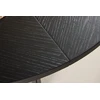 Venture Design Valgomojo stalas, Strada, 120/170x120x74 cm, Juodas
