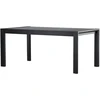 Venture Design Valgomojo stalas su slankikliu 250x95x75 cm Juodasis ąžuolas