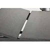 Venture Design Valgomojo stalas su slankikliu 250x95x75 cm Juodasis ąžuolas