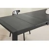 Venture Design Valgomojo stalas su slankikliu 250x95x75 cm Juodasis ąžuolas