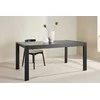 Venture Design Valgomojo stalas su slankikliu 250x95x75 cm Juodasis ąžuolas