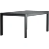 Venture Design Valgomojo stalas su slankikliu 250x95x75 cm Juodasis ąžuolas