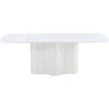 Venture Design Valgomojo stalas Väddö 220x110x75 cm baltas MDF