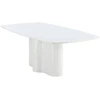 Venture Design Valgomojo stalas Väddö 220x110x75 cm baltas MDF