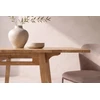 Venture Design Valgomojo stalas Yakidon 60x60 cm, guminės medienos ąžuolo imitacijos MDF