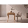 Venture Design Valgomojo stalas Yakidon 60x60 cm, guminės medienos ąžuolo imitacijos MDF