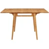 Venture Design Valgomojo stalas Yakidon 60x60 cm, guminės medienos ąžuolo imitacijos MDF