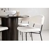 Venture Design Valgomojo stalo ir kėdžių komplektas Olivia Chico Mocca Juoda Balta