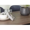 Venture Design Valgomojo stalo ir kėdžių komplektas Andy ir Stella 180x75 cm Juodas MDF Aksomas