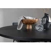 Venture Design Valgomojo stalo ir kėdžių komplektas Kopenhagos valgomojo stalas ir Kenth kėdė juoda MDF ir metalas
