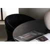 Venture Design Valgomojo stalo ir kėdžių komplektas Bootcut ir Selma 110 cm juodas aksomas plienas