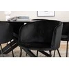 Venture Design Valgomojo stalo ir kėdžių komplektas Piazza valgomojo stalas ir Berit kėdė juoda