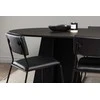 Venture Design Valgomojo stalo ir kėdžių komplektas Bootcut Oval ir Kenth 230x115 cm Juodas