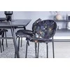 Venture Design Valgomojo stalo ir kėdžių komplektas 195x95 cm juodas