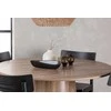 Venture Design Valgomojo stalo ir kėdžių komplektas Lanzo valgomojo stalas ir Montros valgomojo kėdė 120 cm natūrali MDF guminė mediena