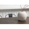 Venture Design Valgomojo stalo ir kėdžių komplektas Stone Oval ir Tempe 220x100 cm juoda ruda MDF metalas