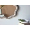 Venture Design Veidrodis Kungsbacka 70x70 cm Smėlio spalvos