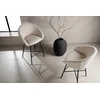 Venture Design Velvet baro kėdės 2 vnt., juoda/balta