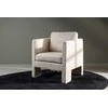 Fotelis Venture Design Vieno asmens sofa, Ragusa, 74x87x80 cm, Balta