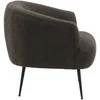 Fotelis Venture Design Vieno sėdynės sofa, Derry, 79x68.5x70 cm, Tamsiai pilka