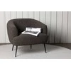 Fotelis Venture Design Vieno sėdynės sofa, Derry, 79x68.5x70 cm, Tamsiai pilka