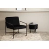 Venture Design Vieno vieta sofa, Rakel, 65x78x66 cm, Juoda