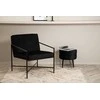 Venture Design Vieno vieta sofa, Rakel, 65x78x66 cm, Juoda
