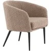 Fotelis Venture Design Vieno žmogaus sofa, purvinas, 64x70x83 cm, rudas