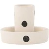 Venture Design Žvakidė, Ceco, ø11 cm, Balta