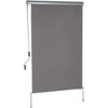 Outsunny Vertikali markizė, apsauga nuo vėjo, šoninis roletas - pilka 120 x 200 cm