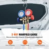 VEVOR 3 krypčių AC kontrolinės manometrų komplektas