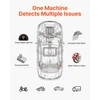 Vevor Automobilinis dūmų mašina nuotėkio detektorius 23.8x16x21 cm Juoda Oranžinė Plienas