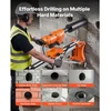 Vevor Deimantinio grąžto gręžimo mašina, sausas/šlapias, 20-450 mm skersmuo, iki 4500W, su pakreipiamu stovu
