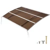 VEVOR Durų stogelis 100 x 150 cm, polikarbonato