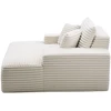 VEVOR Modernus fotelis-gultas su pagalvėmis