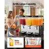 Gėrimų dozatorius VEVOR LYJ18LX3, 3 x 18 L talpa