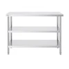 Vevor Nerūdijančio plieno virtuvinis stalas 45x121 cm