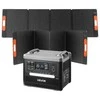 Vevor Nešiojama saulės jėgainė 2400W su 2160Wh baterija