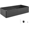 VEVOR Metalinė pakelta sodo lysvė, 2.0 x 1.0 x 0.5 m