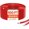 VEVOR 30,48 m saulės kolektoriaus kabelis 10AWG