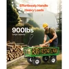 VEVOR Plieninis sodo vežimėlis 408 kg talpos