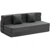 VEVOR Sulankstoma sofa-lova 3-in-1 su pagalvėmis pilka