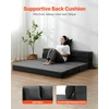 VEVOR Sulankstoma sofa-lova 3-in-1 su pagalvėmis pilka